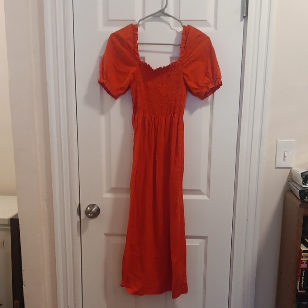 H&M Red/Orange Dress